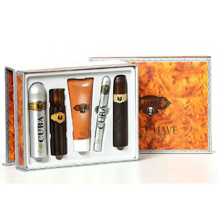 Cuba Gold - Eau De Toilette 35ml and 100ml After Shave Shower Gel Body Spray