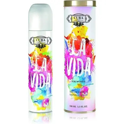 Cuba La Vida 3.3oz, 1oz équivaut à 30ml Eau de Parfum spray Cuba