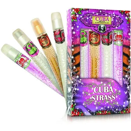 Cuba Strass Collection Perfume Variety Set for Women Cuba Original By Parfums Des