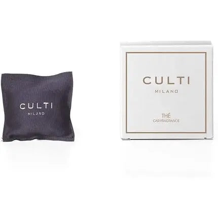 Culti Car Perfume Scented Pad 7x7cm Milan - Tea Fragrance Sencha Tea Culti