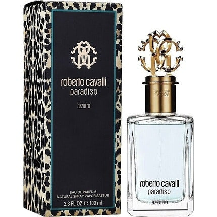 Paradiso Azzuro Roberto Cavalli Femme Eau de parfum  Spray 3.3oz, 1oz équivaut à 30ml 100ml Authentic France Roberto Cavalli