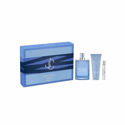 Jimmy Choo Man Aqua Gift Set Shower Gel And Mini Coffret (Coffret) Mixte 100ml