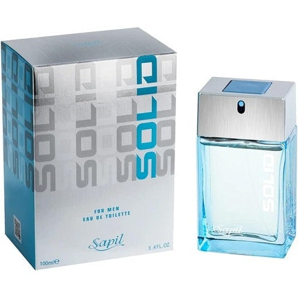 Sapil Solid Pour Homme Cologne 100ml 3.4 Fl oz, 1oz équivaut à 30ml Fresh Citrus Spicy Wood Fragrance - #1 Best Seller Sapil