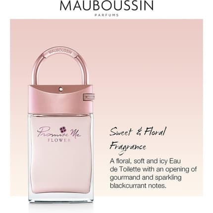 Mauboussin Promise Me Flower Eau de Toilette (EDT) Mixte 90ml