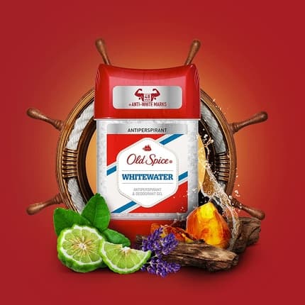 Old Spice Whitewater Deodorant Stick Antiperspirant Free of Aluminum and Sulfates Déodorant (Déo) Mixte 70ml