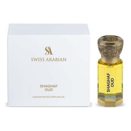 Swiss Arabian Shaghaf Oud Concentrated Perfume Oil Unisex Fragrance Parfum (Parfum) Mixte 12ml