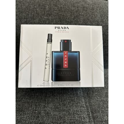 Prada Luna Rossa Ocean 1.6+ 2021 Release Eau de Cologne 0.33oz Unisexe