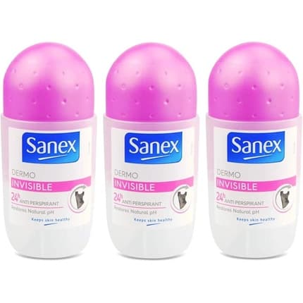Sanex Dermo Invisible Rollon Deodorant Déodorant (Déo) Mixte 50ml
