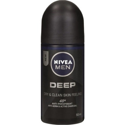 Nivea Deo Roll-on Men - Deep, 50 Ml - 1 Pcs Nivea