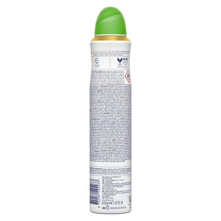 Dove Deodorant 48h Cucumber and Alcohol-Free Green Tea with 100% Natural Nut Oil and 1/4 Moisturizing Cream Déodorant (Déo) Femme 200ml