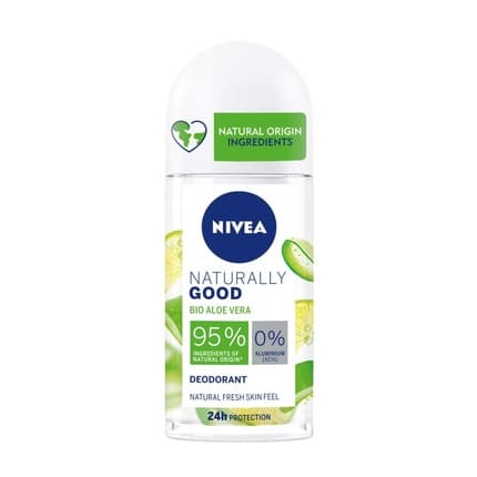 Nivea Naturally Good Aloe Vera Deodorant Rollon Déodorant (Déo) Mixte 50ml