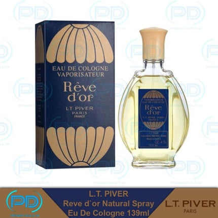 Reve D'or Eau De Cologne Lotion Perfume 139ml by LT Piver Paris