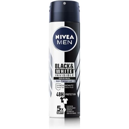 Nivea Deo Black & White Invisible Original 150ml pour homme