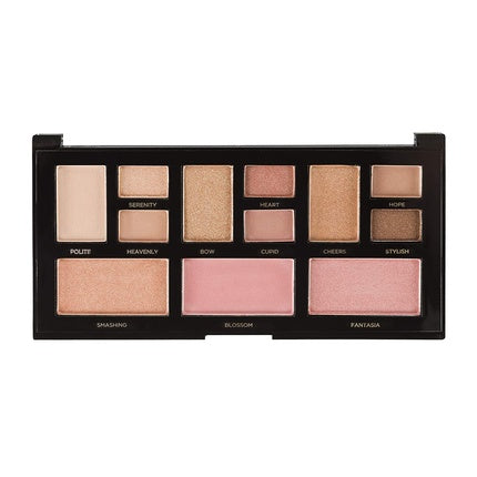 Profusion Cosmetics Mini Artistry 12 Shade Eye & Cheek Palette Pink Nudes