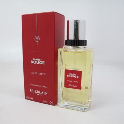HABIT ROUGE par Guerlain - Eau De Toilette Spray 50ml 1.6oz