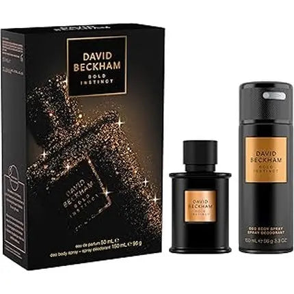 David Beckham Bold Instinct Eau De Parfum Gift Set - 50ml Perfume And 150ml Deodorant Spray David Beckham