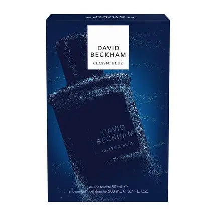 David Beckham Classic Blue Gift Set Eau De Toilette & Shower Gel for Him David Beckham