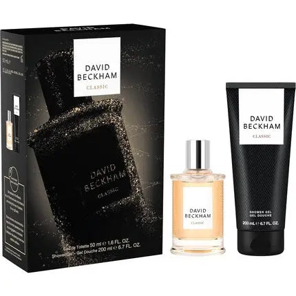 David Beckham Classic Giftset for Him Including Eau De Toilette 50ml and Shower David Beckham