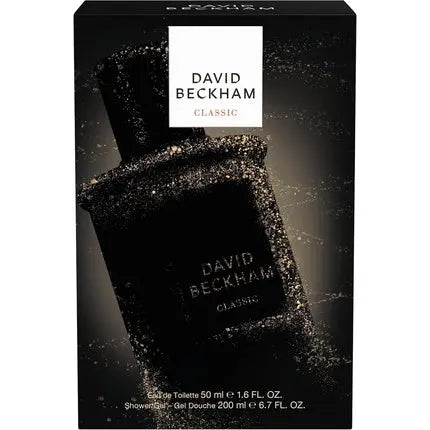 David Beckham Classic Giftset for Him Including Eau De Toilette 50ml and Shower David Beckham