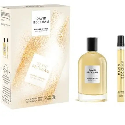 David Beckham Refined Woods Gift Set Eau De Parfum 100ml And Travel Size 10ml David Beckham