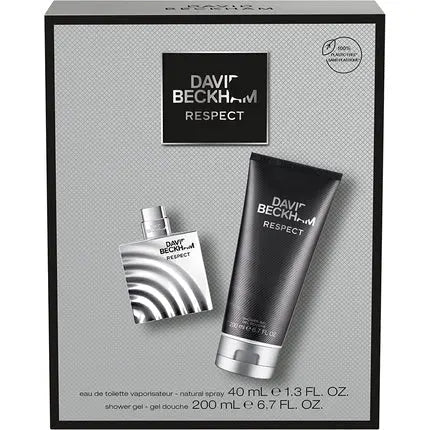 David Beckham Respect EDT 40ml and Showergel 200ml Gift Set David Beckham