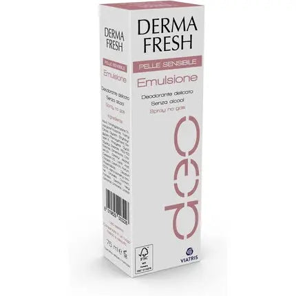 Dermafresh Sensitive Skin Emulsion Deodorant Gentle for Deodorizing Sensitive Skin 75ml Dermafresh