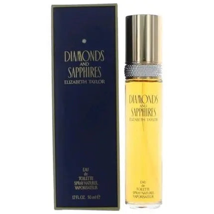 Diamonds & Sapphires par Elizabeth Taylor 1.7oz, 1oz équivaut à 30ml Eau de toilette  Spray pour femme Elizabeth Taylor