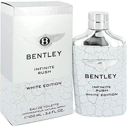 Bentley Infinite Rush Eau De Toilette Spray White Edition 3.4 oz, 1oz équivaut à 30ml 100 ml Bentley