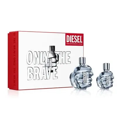 Diesel Only The Brave Eau De Toilette Spray Cologne for Men Gift Set Diesel