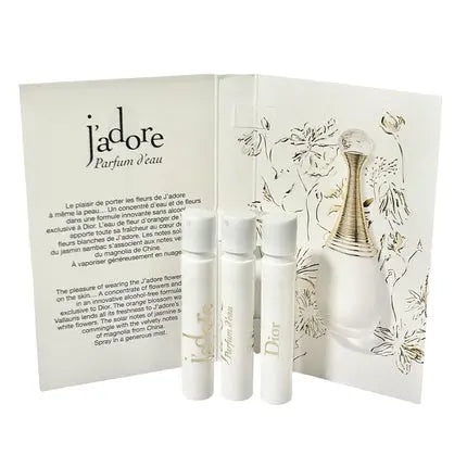 Dior J'adore Parfum D'Eau Women Sample Spray Perfume Set of 3 Dior