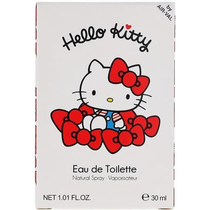 Air Val Hello Kitty Perfume for Kids in Beautiful Glass Bottle and Kitty Design Eau de Toilette (EDT) Mixte 30ml