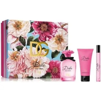 Dolce & Gabbana Dolce Lily 75ml Eau de Toilette, 50ml Body Lotion, 10ml Eau de Toilette Travel Spray Coffret pour femme Generic