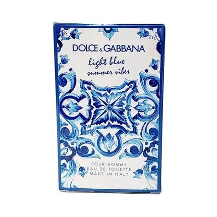 Dolce & Gabbana Light Blue Summer Vibes  Pour Homme Eau De Toilette  2.5oz, 1oz équivaut à 30ml 75ml - Sealed Dolce & Gabbana