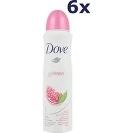 Dove Go Fresh Pomegranate And Lemon Verbena Deodorant Spray - 150 Ml Set Of 6 Dove