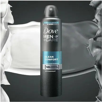 Dove Men+Care Antiperspirant Aerosol Clean Comfort 250ml Dove