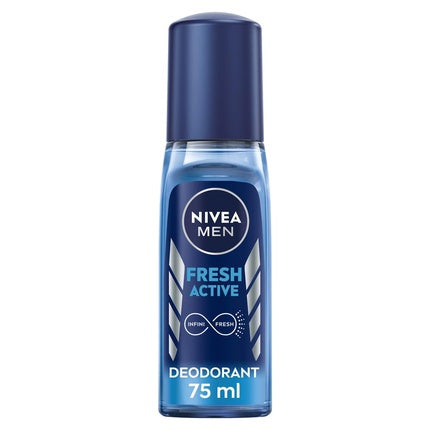 NIVEA MEN Fresh Active Deodorant Spray with INFINIFRESH Formula and Sea Extracts 75ml Nivea