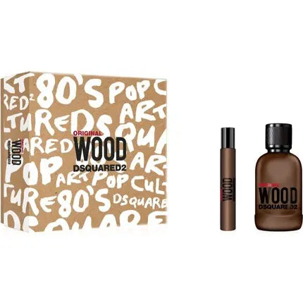 Dsquared2 Original Wood Eau De Parfum Spray 100ml + Eau De Parfum Spray 10ml