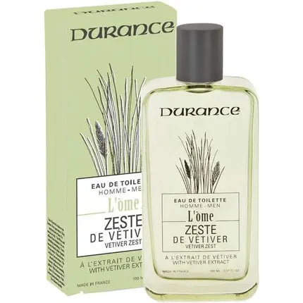 Durance L'Ome Eau De Toilette for Men 100ml - Vetiver Zest Fragrance Durance