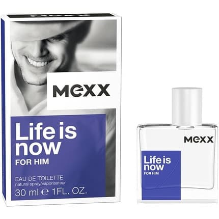 Mexx Life is Now for Him Eau de Toilette 30ml for men