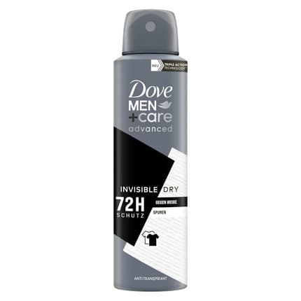 Dove +Care Advanced Anti-Transpirant Invisible Dry Aerosol Déodorant (Déo) Homme 150ml