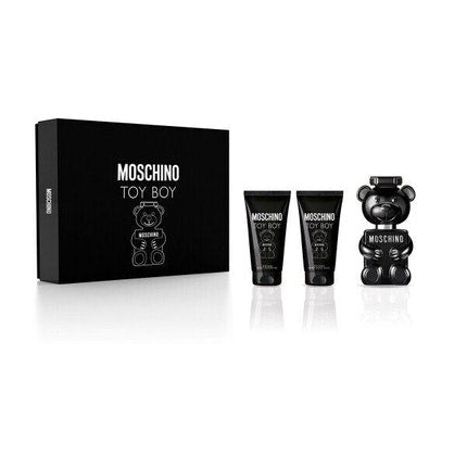 Moschino Toy Boy 50ml Eau de Toilette, 50ml Bath & Shower Gel & 50ml After Shave Balm Gift Set Moschino