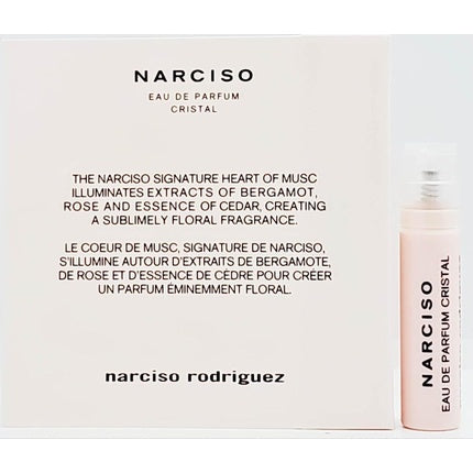 Narciso Rodriguez Cristal Eau de Parfum Women's Perfume Spray Sample Vial 0.02oz/0.8ml Narciso Rodriguez