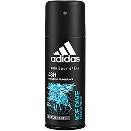 Adidas Ice Dive Deodorant Body Spray for Men 48h Protection 150ml adidas