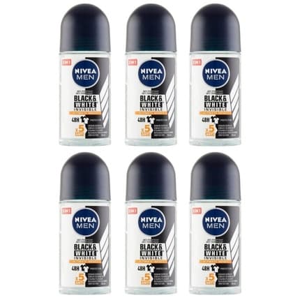 Nivea Black & White Invisible Ultimate Impact - Ball Antiperspirant Déodorant (Déo) Homme 50ml