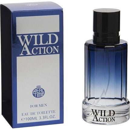 Real Time Wild Action Eau de Toilette for Him 100ml Real Time