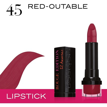 Bourjois Rouge Edition 12H Lipstick 45 Red-Outable
