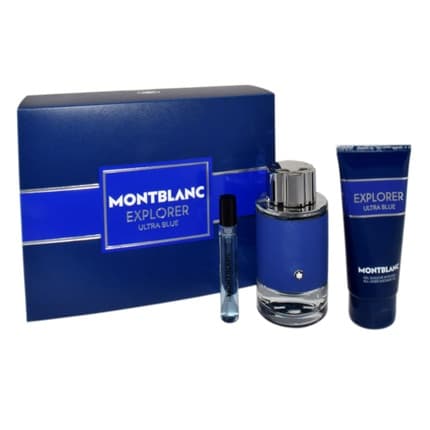 Montblanc Explorer Ultra Blue Set - , Travel , Shower Gel Eau de Parfum 100ml Unisexe