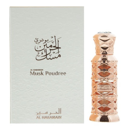Al Haramain Musk Poudree Perfume Oil Unisex Parfum (Parfum) Mixte 12ml