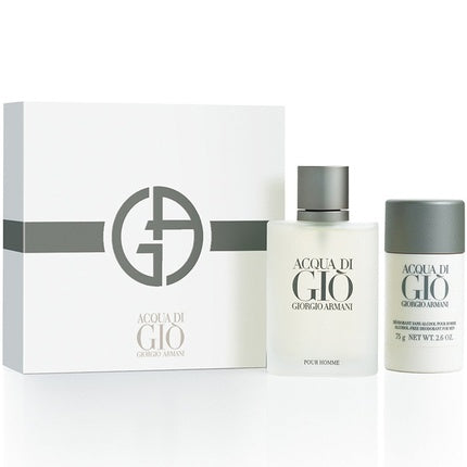 Giorgio Armani Acqua Di Gio Gift Set 100ml Eau De Toilette Spray + 75ml Deodorant Giorgio Armani