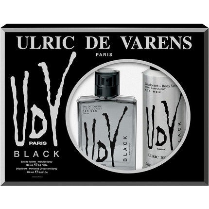 Ulric de Varens UDV Black Eau de toilette  200ml Spray Deodorant 100 Ulric De Varens